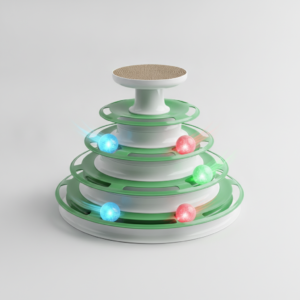 Circuit Tour Interactive — Balles LED 3 Niveaux
