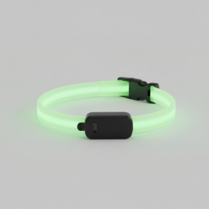 Collier Lumineux LED Rechargeable — Visibilité 500m