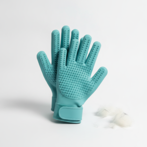 Gant de Toilettage Silicone — Lot de 2 Anti-Poils